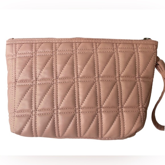 French Connection Bags | Box Quilt Cosmetic Pouch | Color: Rose - Picture 2 of 12